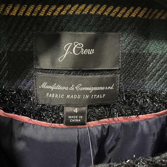 J. Crew Plaid Tweed Jacket - Picture 4 of 4